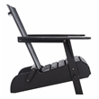 Safavieh Breetel Wood Adirondack 2 Per Box in Black