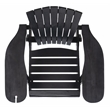 Safavieh Breetel Wood Adirondack 2 Per Box in Black