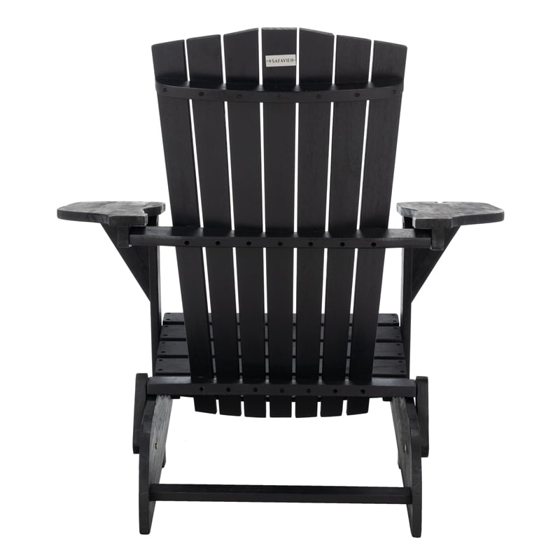 Safavieh Breetel Wood Adirondack 2 Per Box in Black