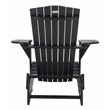 Safavieh Breetel Wood Adirondack 2 Per Box in Black