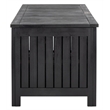 Safavieh Abri Wood Cushion Box in Black