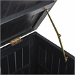Safavieh Abri Wood Cushion Box in Black