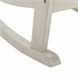 Safavieh Brizio Wood Adirondack Rocking Chair in White