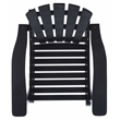 Safavieh Brizio Wood Adirondack Rocking Chair in Black