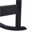 Safavieh Brizio Wood Adirondack Rocking Chair in Black