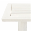 Safavieh Pate 3 Pc Bar Height Wood Bistro Set in White / Navy
