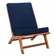 Safavieh Chaston 4 Pc Wood Living Set in Natural / Navy