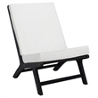 Safavieh Chaston 4 Pc Wood Living Set in Black / Beige