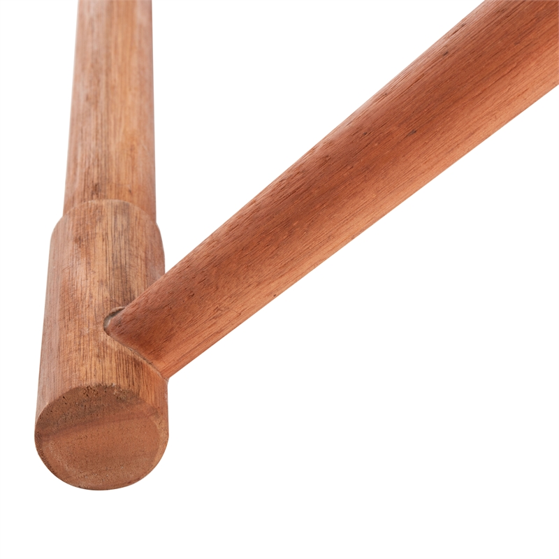Safavieh Breanne Wood Stool in Natural / Navy