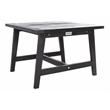 Safavieh Chantelle Wood and Fabric Living Set in Black / Black