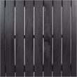 Safavieh Chantelle Wood and Fabric Living Set in Black / Black