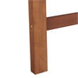 Safavieh Chantelle Wood and Fabric Living Set in Natural / Black