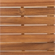 Safavieh Casella Wood and Fabric Living Set  in Natural / Natural