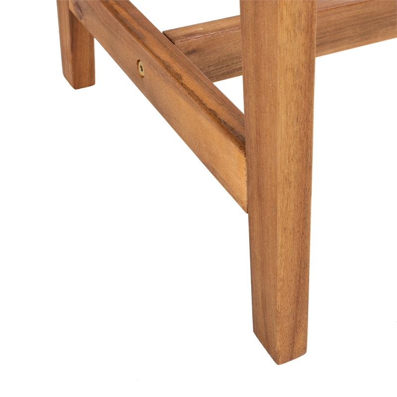 Safavieh Casella Wood and Fabric Living Set  in Natural / Natural