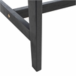Safavieh Casella Wood and Fabric Living Set  in Black / Black