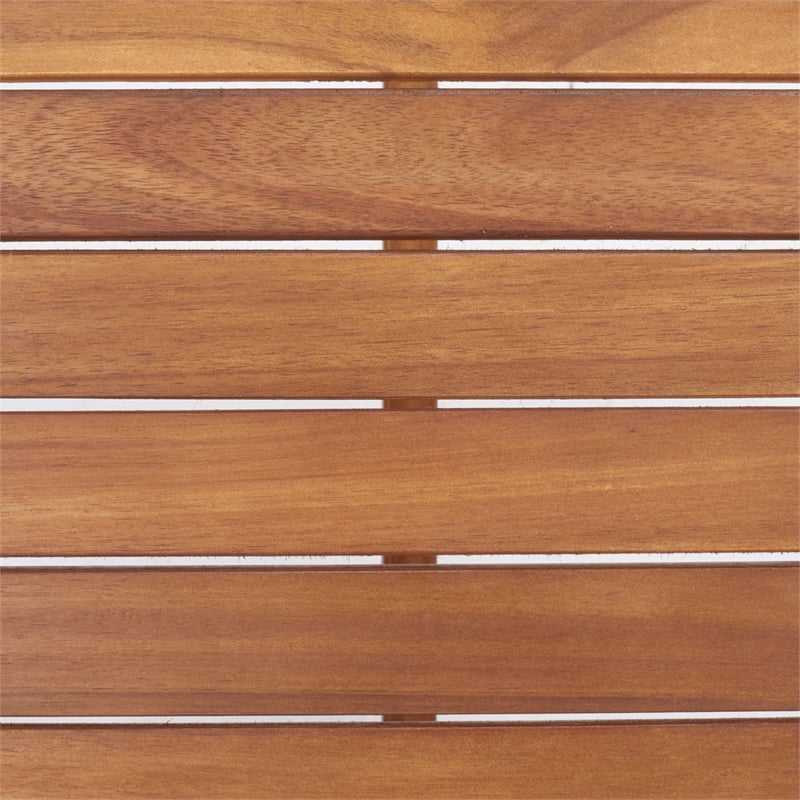 Safavieh Casella Wood and Fabric Living Set  in Natural / White