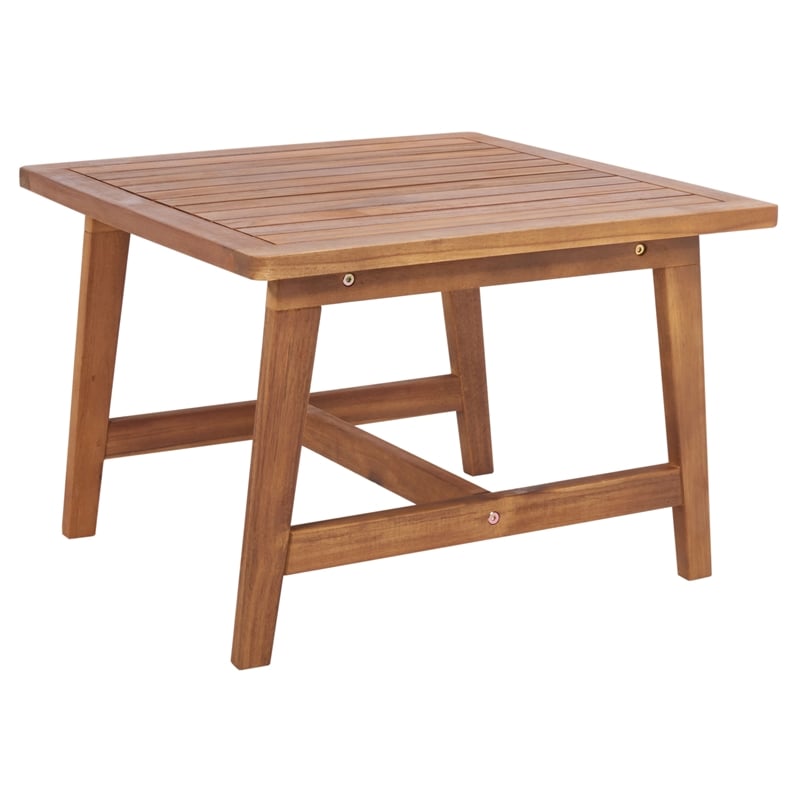 Safavieh Casella Wood and Fabric Living Set  in Natural / White