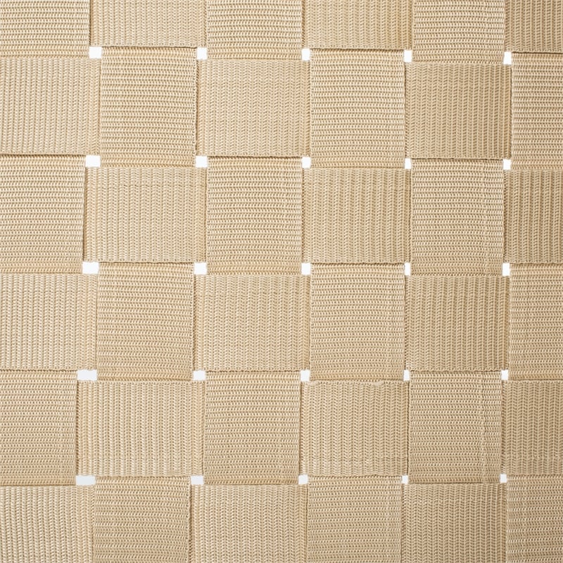 Safavieh Darryl Wood and Fabric Living Set in Natural / Natural