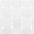Safavieh Darryl Wood and Fabric Living Set in Natural / White