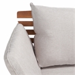 Safavieh Emely Wood Outdoor Daybed in Natural / Light Gray