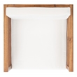 Safavieh Kinnell Wood Outdoor Armchair in Natural / Beige