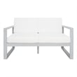 Safavieh Emiko Wood Outdoor Bench in Gray / Beige