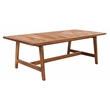 Safavieh Blaze Wood and Fabric Living Set in Natural / Natural