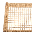Safavieh Blaze Wood and Fabric Living Set in Natural / Natural