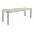 Safavieh Aquina Wood and Fabric Dining Set in Gray / Gray