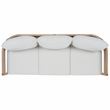 Safavieh Theo Wood  3 Seater Sofa in Oak / Ivory