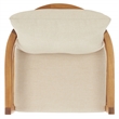 Safavieh Kento Wood Dining Chair Set of 2 in Natural / Taupe