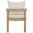 Safavieh Kento Wood Dining Chair Set of 2 in Oak / Ivory