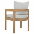 Safavieh Kento Wood Dining Chair Set of 2 in Oak / Ivory