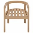 Safavieh Kento Wood Dining Chair Set of 2 in Oak / Ivory