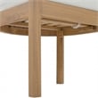 Safavieh Kento Wood Dining Chair Set of 2 in Oak / Ivory