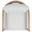 Safavieh Kento Wood Armchair Set of 2  in Oak / Ivory