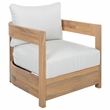 Safavieh Kento Wood Armchair Set of 2  in Oak / Ivory