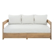 Safavieh Kento Wood 3 Seater Sofa  in Oak / Ivory