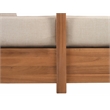 Safavieh Kento Wood Daybed in Natural / Taupe