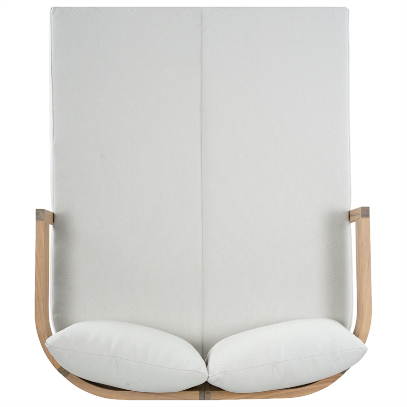 Safavieh Kento Wood Daybed in Oak / Ivory