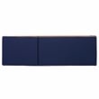 Safavieh Sophie Wood Lounger in Natural / Navy
