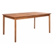 Safavieh Europa Wood and Fabric Dining Set in Natural