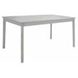 Safavieh Europa Wood and Fabric Dining Set in Gray