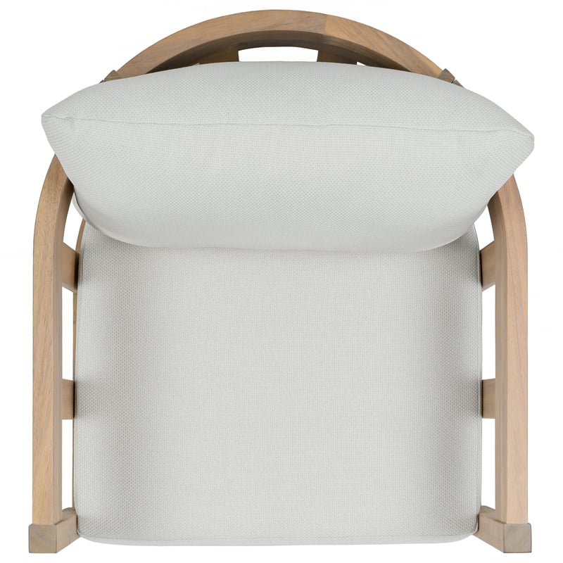 Safavieh Owen Wood Chair Set of 2 in Oak / Ivory