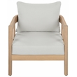 Safavieh Owen Wood Chair Set of 2 in Oak / Ivory