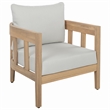 Safavieh Owen Wood Chair Set of 2 in Oak / Ivory