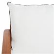 Safavieh Deacon 4 Pc Wood Living Set in Natural / Beige
