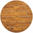Safavieh Leo Round Wood Coffee Table 3 Legs in Natural / White