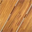 Safavieh Leo Round Wood Coffee Table 3 Legs in Natural / Black