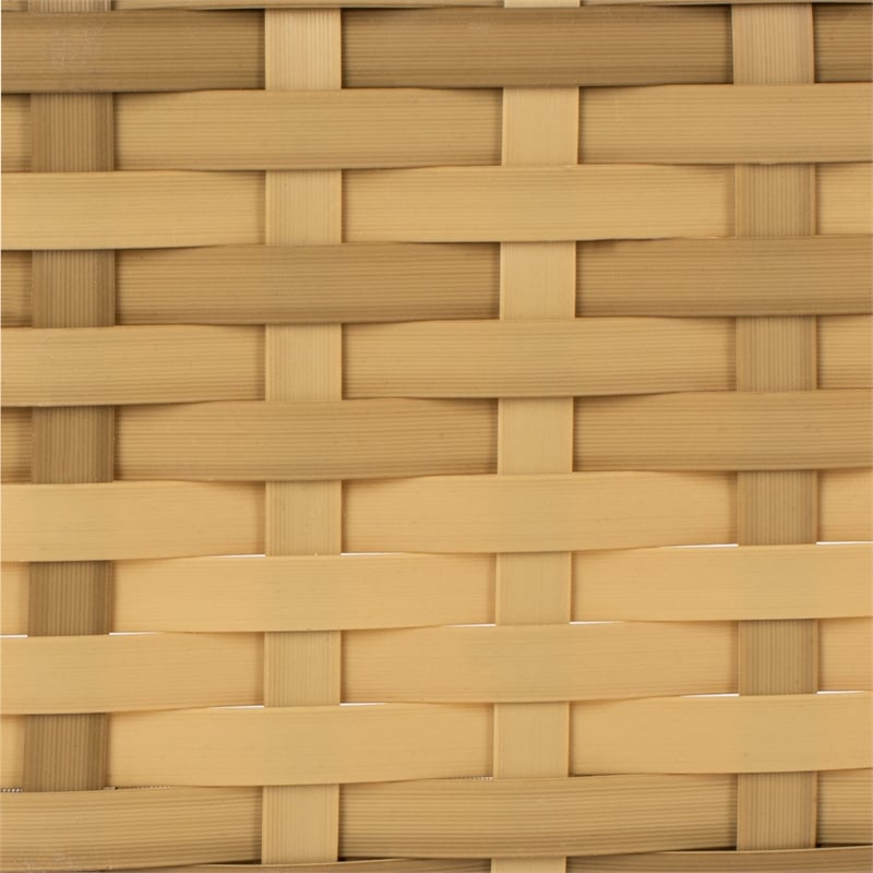 Safavieh Bassey 4Pc Wicker and Rattan Living Set in Natural / White